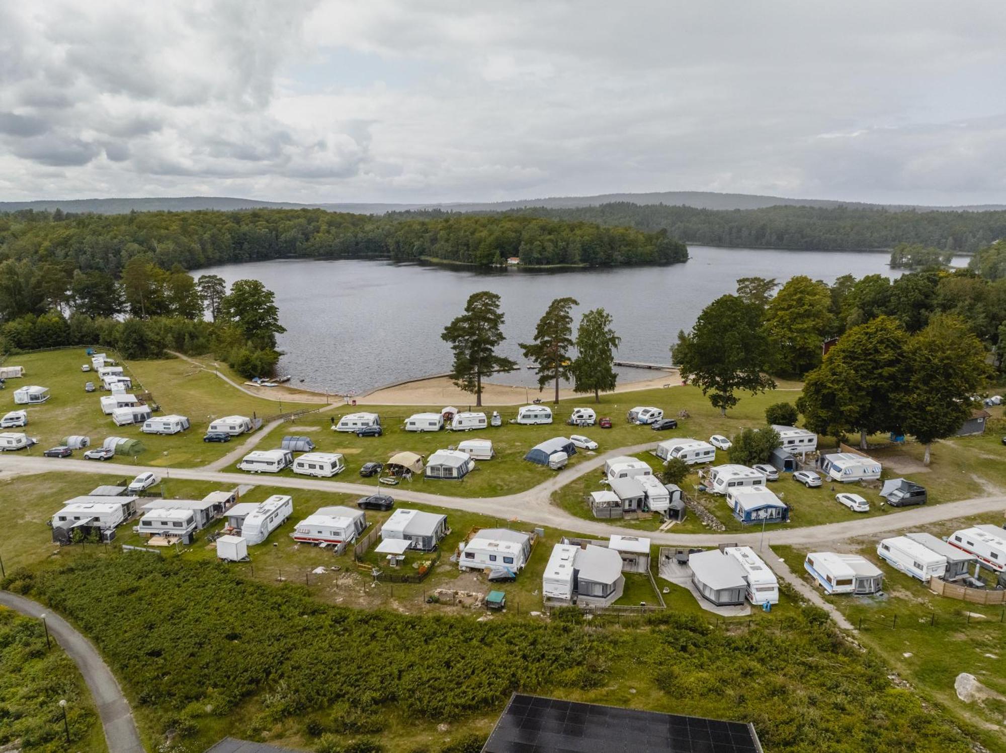 Halens Camping Och Stugby Olofström Exterior foto